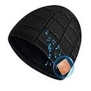 Bluetooth Beanie Hat Men Gifts V5.0 Beanie Winter Warm Unisex Music Knit Cap Best Presents for Teen Boys Girls Kids Built-in Stereo Speakers and Microphone