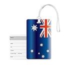 100yellow® Australia Theme Luggage Tags, Bag Tag Travel Id Labels Tag for Baggage Suitcases Bags with Silicon- Ideal for Travel