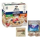 Quaker Instant Oatmeal Variety Pack (52 Ct.) Wholesale, Cheap, Discount, Bulk (1 - Pack). Individual Packets /1.51 Ounce ., 78.8 Ounce -100% whole grain Quaker Oats And Heart Healthy- Come With Customized Maryse's Place Bag Of Brown Sugar