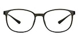 LENSKART BLU | Zero Power Blue Cut Computer Glasses | Anti Glare, Lightweight & Blocks Harmful Rays | UV Protection Specs | Green | Men & Women | Large | LB E14284