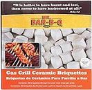 Ceramic Briquettes, Ceramic Gas Grill Self Cleaning Briquettes, Replacement for Lava Rocks, BBQ Briquettes for Outdoor, Gas Grill BBQ, BBQ & Camping Essential by Mr. Bar-B-Q - 60 Count - Model 06000Y