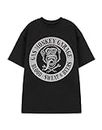 Gas Monkey Mens T-Shirt | Adults Blood, Sweat & Beers Short Sleeve Graphic Tee in Black | Distressed American Garage Casual Fit Apparel Top | GMG Car Merchandise Gift, Black, M