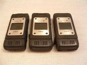 Lot of 3:Sanyo PRO-700a Sprint Black Flip Cell Phone *RUGGED* PTT Parts & Repair