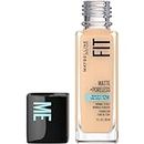 Maybelline New York Fit Me Matte + Poreless Foundation Makeup, Ultra-Lightweight Formula Controls Shine, for Normal to Oily Skin, Classic Ivory, 120, 30 ml