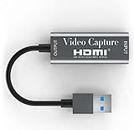 HDMI to USB 3.0 Video Capture Card 60fps 4K 1080p HD Recorder Game Live Stream