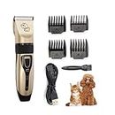 SENRN Dog Grooming Clipper Kit Electric Pet Hair Trimmers Cordless Low Noise Cat Clippers