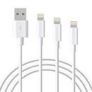 Marchpower MFi Certified iPhone Charger Cable Lightning Cable 3Pack 3FT 6FT 9FT Long iPhone USB A Charging Cord Compatible with iPhone 14 13 12 11 XS Max XR X 8 7 6S 6 Plus SE 5S 5C 5 iPad White