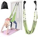 ZDQTRA yoga back band belt for fitness dance ballet gymnastic,aerial yoga strap hammock stretch strep lower waist trainer door double chunk handstand inverted rope (1pcs/multicolor)