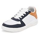 Shoe Island ® Trendy White Lightweight Running Sports Boys Men Casual Shoes Sneakers for Men (BAB335), Size 10 UK/India