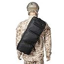 HESHS wolfslaves New Tactical 24" Rifle Gear Shoulder MP5 Sling Bag Army Backpack Black MPS Hunting Bag Cross Bag