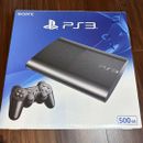 SONY PS3 Playstation 3 500GB Console System Charcoal Black CECH4300C
