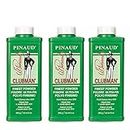 Clubman Pinaud Finest Powder, Classic White Powder for Men, Protection Against Sweat and Body Odor, 9 oz x 3 packs