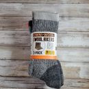 Paquete de 3 calcetines Omni Wool lana merino excursionista medianos hechos en EE. UU.