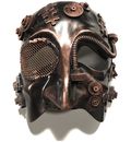 Steampunk Science Fiction Fantasy Victorian Bronze Male Men Costume Mask