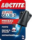 Loctite Super Glue-3 | Pinceau (flacon de 5 g) – Colle forte facile à étaler avec pinceau applicateur – Colle liquide à séchage instantané – Colle transparente multi-matériaux