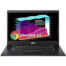 ASUS Chromebook CX1500 15.6" Full HD Laptop, Intel Celeron N3350, 4GB RAM, 64GB eMMC Flash Memory, Intel HD Graphics, WiFi 5, Chrome OS, Mineral Gray (Renewed)