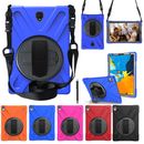 For Samsung Galaxy Tab A E S2 S3 S5E Shockproof Case Stand Hybrid Cover Strap