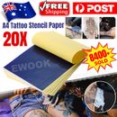 20pcs Tattoo Stencil Paper Transfer Spirit Thermal Carbon Tracing Copier Kit