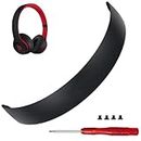 Solo 3 Wireless Headband as Same as The OEM Replacement Solo 2 Arch Band Parts Accessories Compatible with Beats by Dre Solo 3/A1796 Solo 2 Wired/Wireless (B0518/B0534) Headphones (Defiant Black-Red)