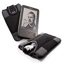 e-glove neoprene sleeve case cover & cable pouch for 6" universal ereaders & all 6" screen e-book readers including Sony Reader PRS-650 / PRS-600 / Iriver Story / Be-book / Nook / Elonex / Kobo Touch Glo / PocketBook