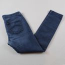 Michael Kors Jeans Womens Size 8 Blue Zip Denim Mid Rise Skinny #515