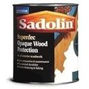 Sadolin 2.5 Litre Superdec Satin Opaque Woodstain Superwhite by Sadolin
