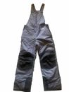 BenBoy Snow Bib Overalls Youth Boys Size L Gray Insulated Water Resistant R3