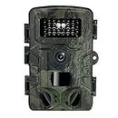 Trail Camera 16MP 1080P, Geevorks Hunting Camera with 120° Wide-Angle Lens/ 34 940nm Infrared Lights, Game Cameras 0.2s- 0.6s Trigger Speed, IP54 Waterproof