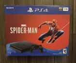 EMPTY BOX ONLY-From Playstation 4-PS4 Slim 1TB Console Spider-Man Bundle Box
