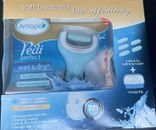 Amope Pedi Perfect Wet & Dry Rechargeable Foot File + 5 Refill Rollers & Bag