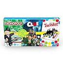 Family Gaming Triple Play Pack, 3-Pack Includes Monopoly, Clue, and Twister Games, 3 Classic Games in 1 Box, Full Gameplay (Amazon Exclusive)