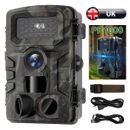 58MP Wildlife Trail Camera 1080P HD Game Night Vision Outdoor Motion Hunting Cam