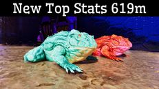 ARK Survival Ascended Nuevo Top Stats Beelzebufo 619m PC/XBOX/PS5 ASA Frog