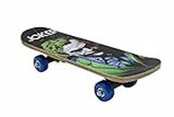 Inditradition Wooden Skateboard for Boys & Girls (Ideal for 6 to 12 Years) 7 Layer Sturdy Deck, 23 x 6 Inches, Multicolour & Design (Pack of 1)