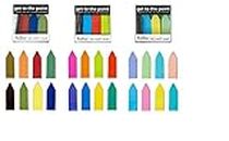 Get to The Point - (3 Boxes of 60= 180 Total) Magnetic Slip-Over-The-Page Arrow Bookmarks (NEON, Pastel, Earth Tone) Arrow Line Book Marker Pack is Ideal for Men, Women, Teachers, Students & Teens!