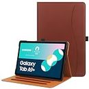 HAIHUIPI Case for Samsung Galaxy Tab A9+ 11inch 2023, Multi-Viewing Angles Leather Stand Folio Protective Cover with Auto Wake/Sleep Function for Galaxy Tab A9 Plus Tablet(SM-X210/X216/X218)-Brown