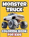 Monster Truck Coloring Book for Kids: Big Wheels, Little Artists
