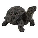 Garden and Home Decor TOR001 - Statua realistica in poliresina con tartaruga di 25.5 cm, dipinta a mano, con dettagli intricati, resistente al gelo e allo sbiadimento, ornamento per prato animale