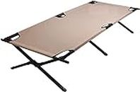Decor delight Folding Alloysteel Bed for Single Person Sleeping Foldable Stainless Steel Cot Frame Heavy Duty Fabric Strong Cloth for Bedroom,Terrace,Balcony, Outdoor(Large - Multicolour)