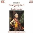 String Quartets Op 54, 1-3