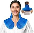 RELEMTRA Neck and Shoulder Relaxer Cervical Traction Device for Spinal Alignment, Neck Muscle Tension Relief for Muscle Pain and Neck Support, Stretcher for TMJ Pain Relief, Chiropractic Pillow