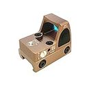 HWZ Airsoft RMR Style Mini Red Dot Sight w/Side on/Off Switch (Sand)
