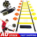 Football Training Equipment for Kids Speed Agility Agility Ladder Set 12 Rung 6M