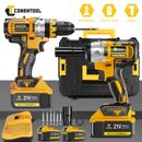 Impact Wrench + Cordless Drill 3 in 1 Impact Combi Drill 6000mAh 2*Batteries