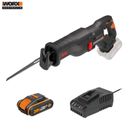 WORX 20V Brushless Reciprocating Saw w/ 2Ah POWERSHARE Battery & Charger