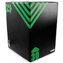 Yes4All 3 in 1 Foam Plyometric Jump Box Jump Training & Conditioning-Plyo Jump Box for Jump Training Fitness Workout Exercise, Green
