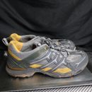 Ecco Trail Runner Zapatos de Senderismo para Hombres EE. UU. 10-10.5 44M Gris Amarillo Malla Entrenador