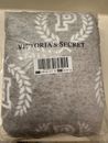 Victoria's Secret PINK Blanket Throw 50” x 60” Sherpa Fleece Gray Logo Grey NEW