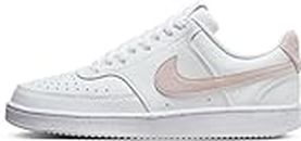 Nike Damen W Court Vision Lo Nn Low Top Schuhe, White/Platinum Violet, 40 EU