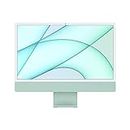 2021 Apple iMac with Apple M1 chip with 8-core CPU (24-inch, 512GB SSD Storage) (QWERTY English) Green (Renewed)